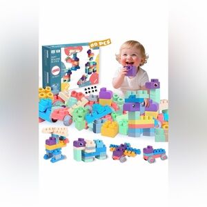 Soft Building Blocks Baby Toddlers BPA-Free Mega Blocks STEM Educational Toys